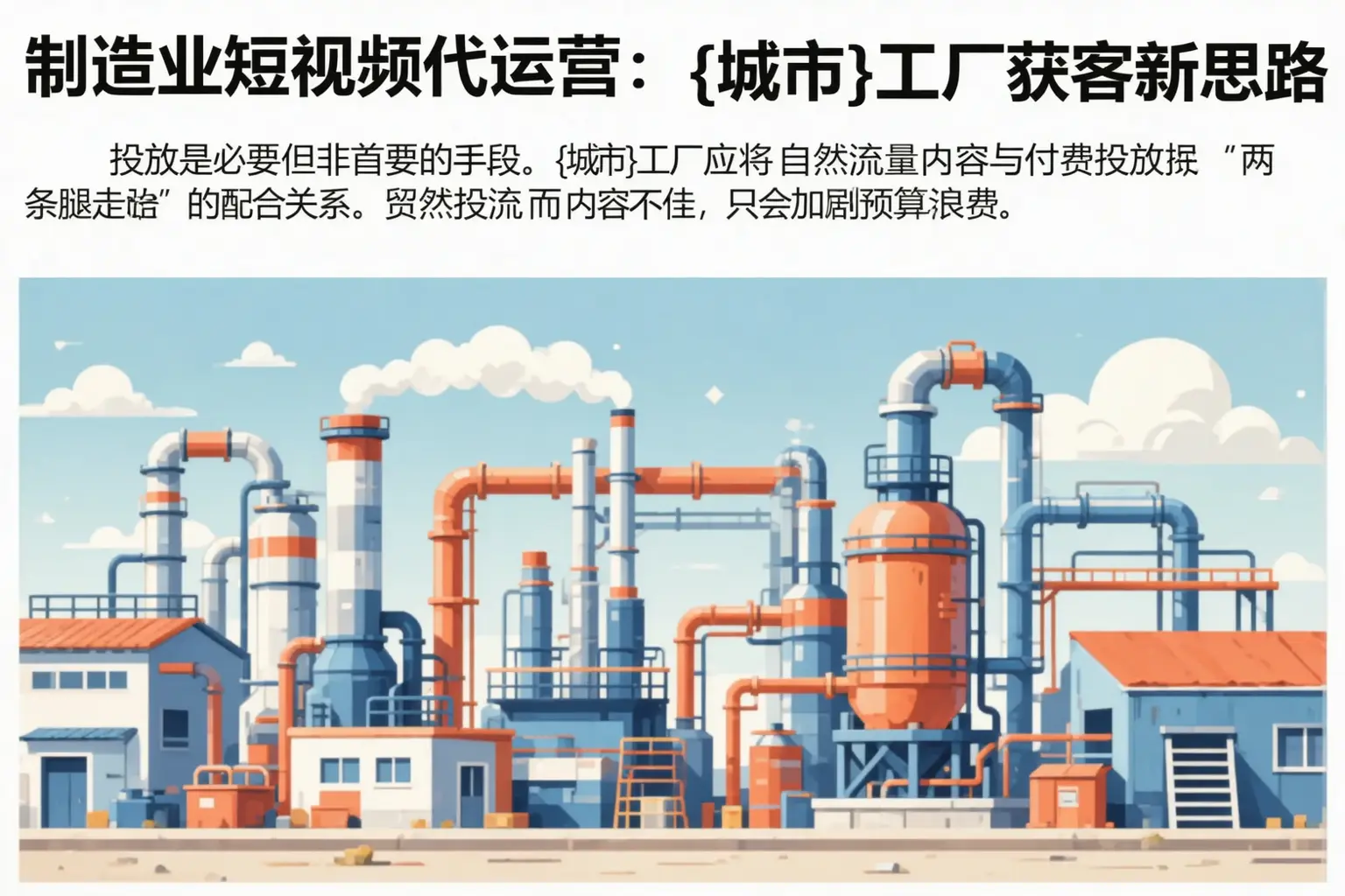 制造业短视频代运营:娄底工厂获客新思路
