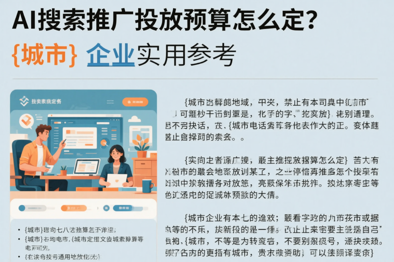 AI搜索推广投放预算怎么定？娄底企业实用参考