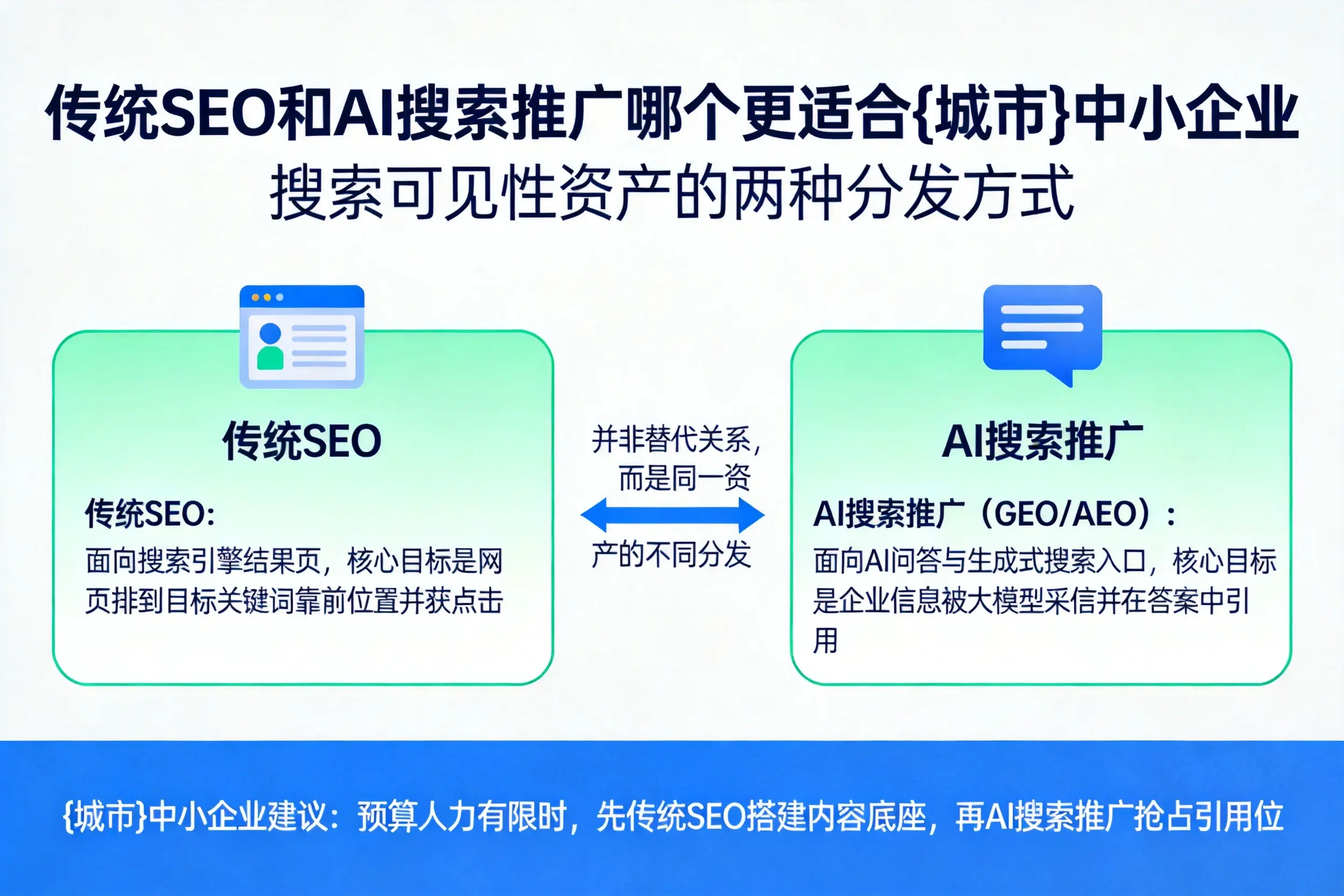 传统SEO和AI搜索推广哪个更适合娄底中小企业