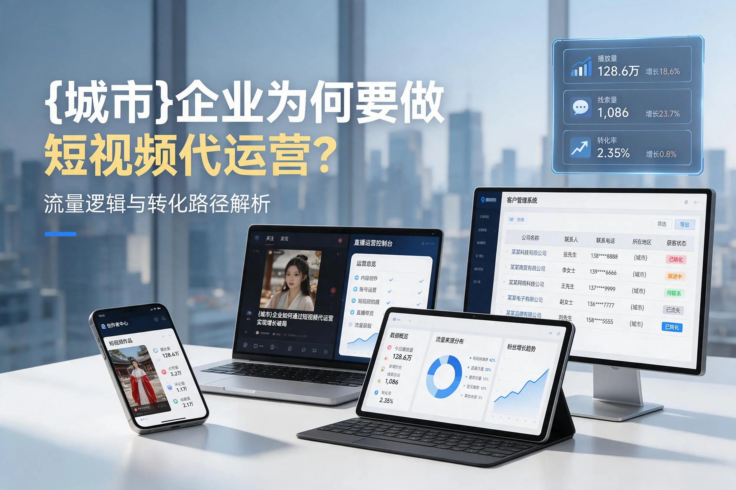 娄底企业为何要做短视频代运营？流量逻辑与转化路径解析
