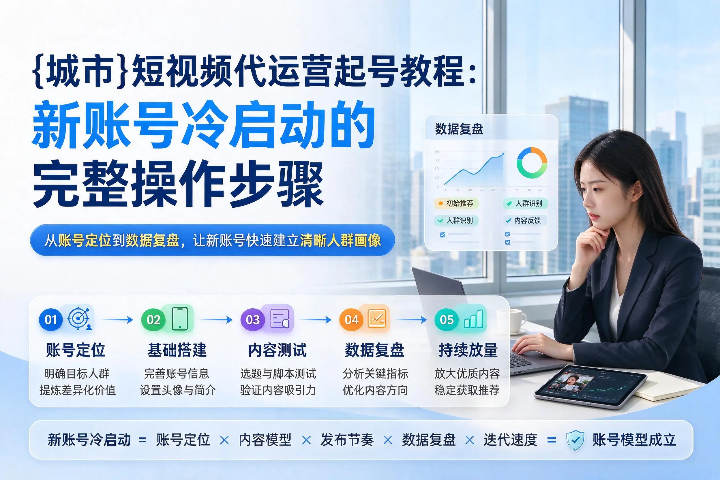 娄底短视频代运营起号教程：新账号冷启动的完整操作步骤