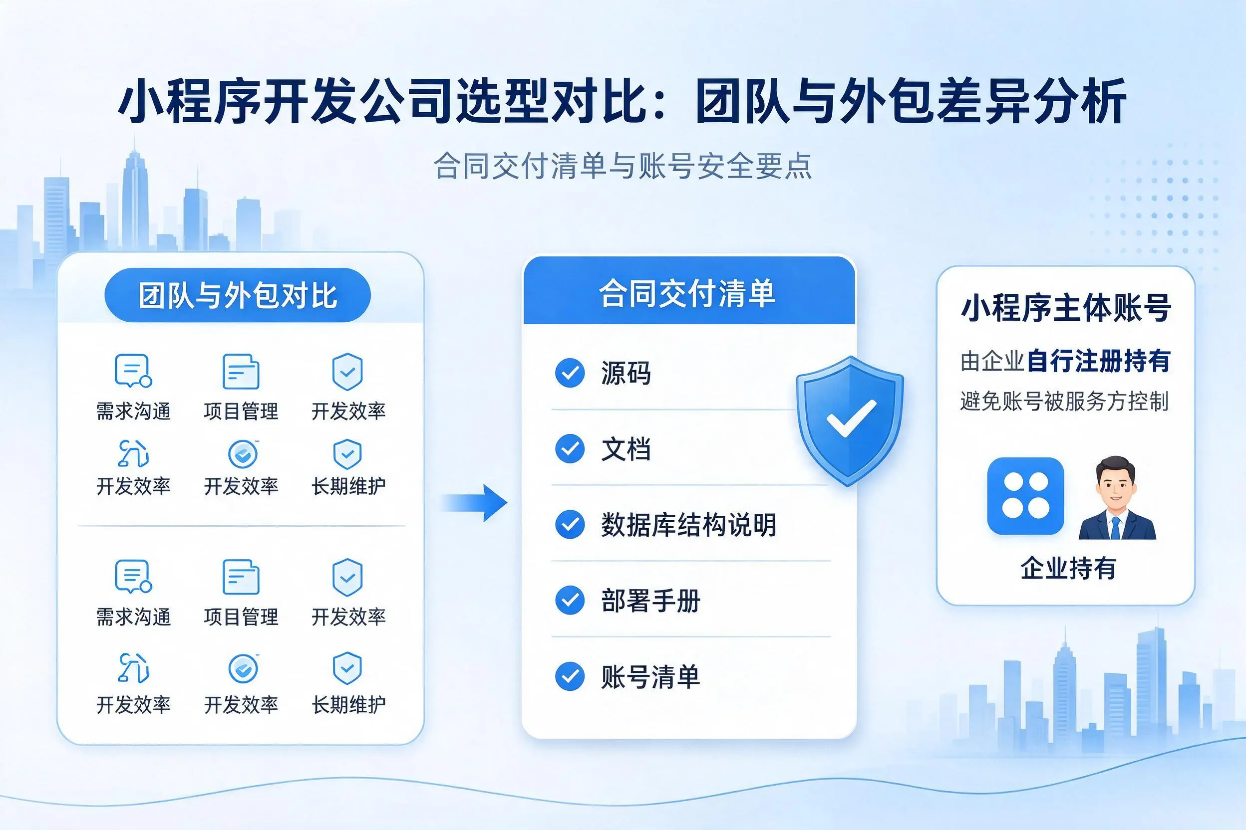 娄底小程序开发公司选型对比：团队与外包差异分析