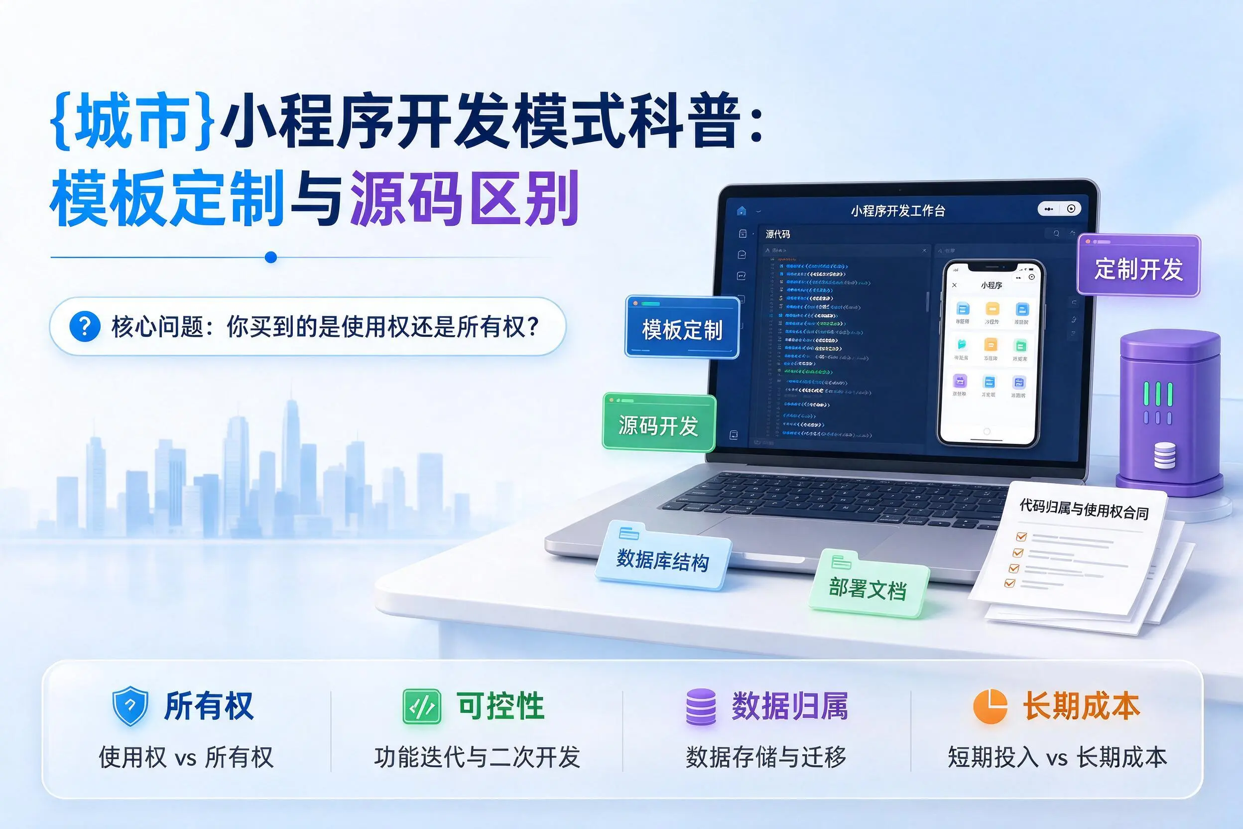 娄底小程序开发模式科普：模板定制与源码区别
