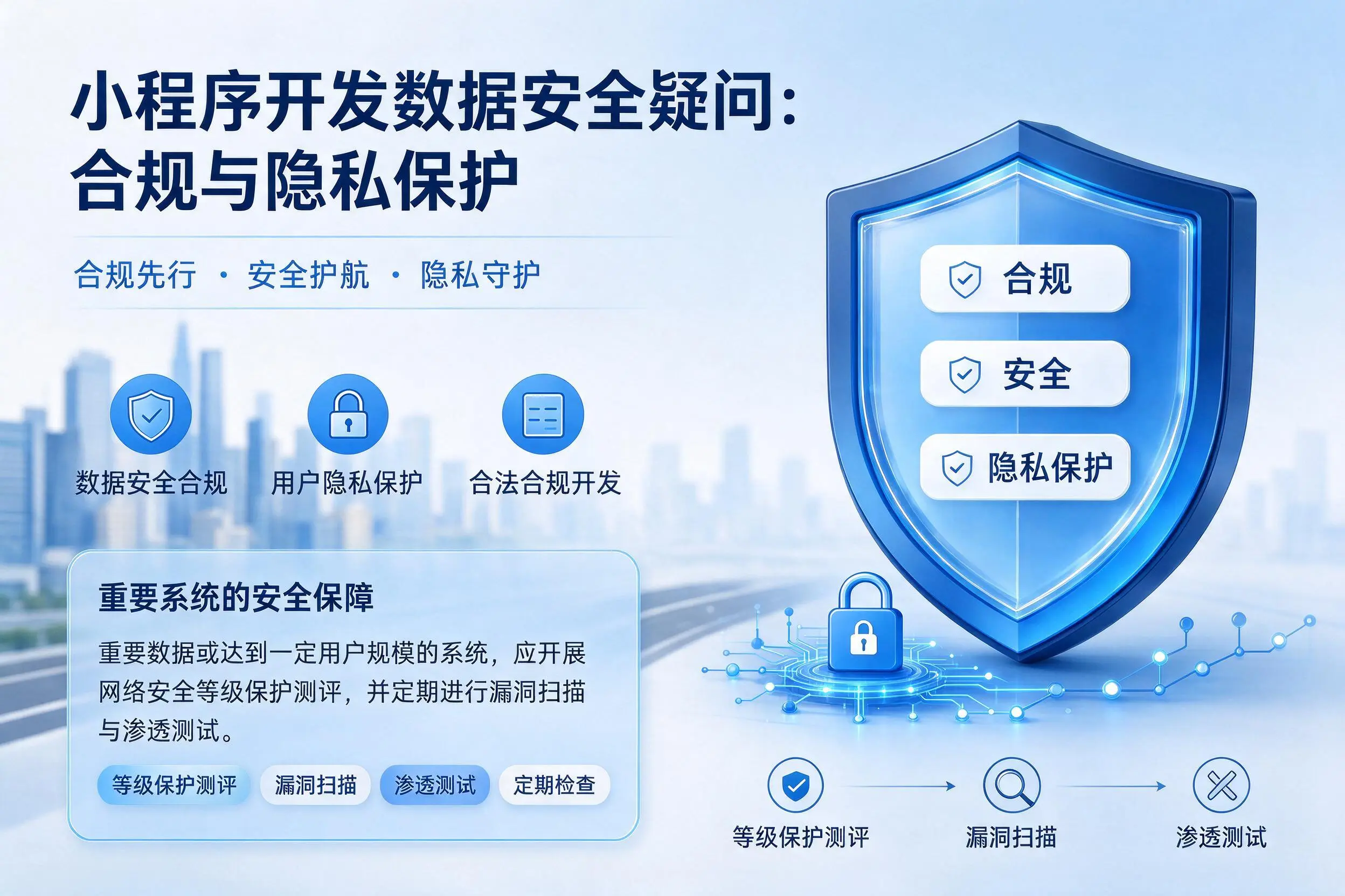 娄底小程序开发数据安全疑问：合规与隐私保护