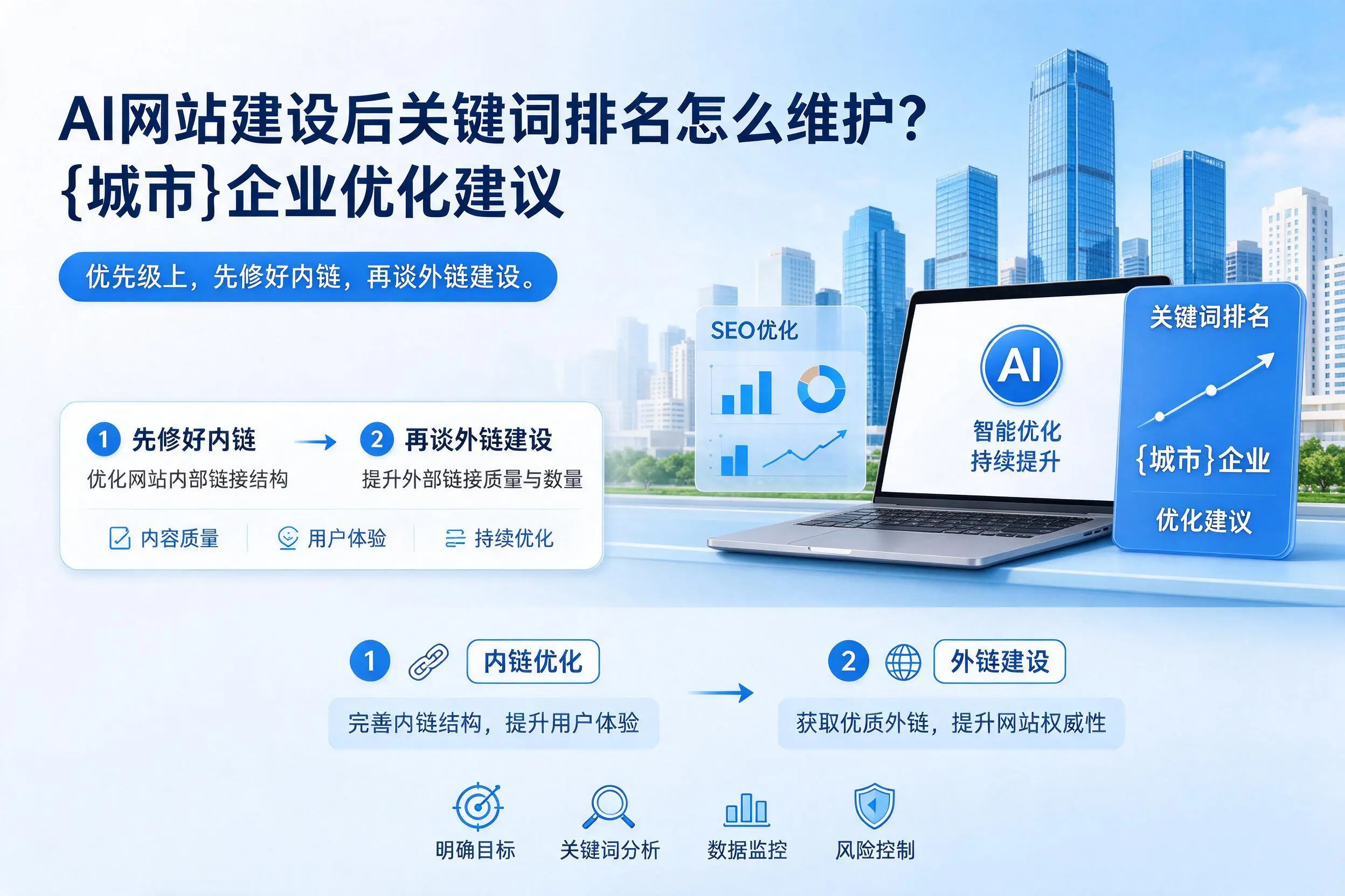 AI网站建设后关键词排名怎么维护？娄底企业优化建议