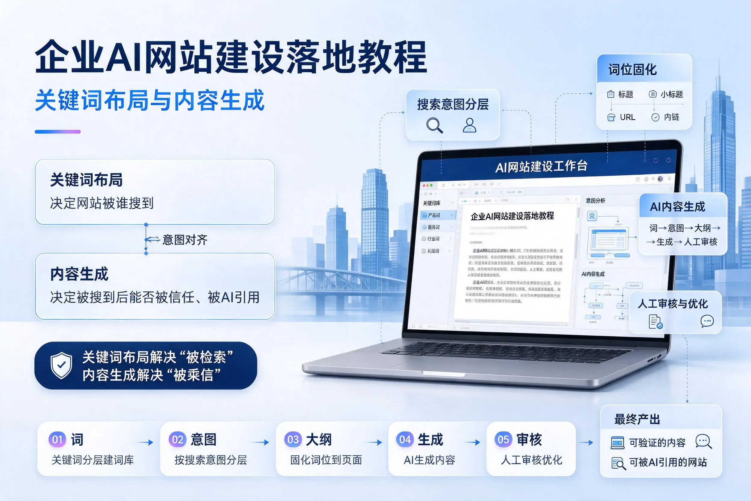 娄底企业AI网站建设落地教程：关键词布局与内容生成